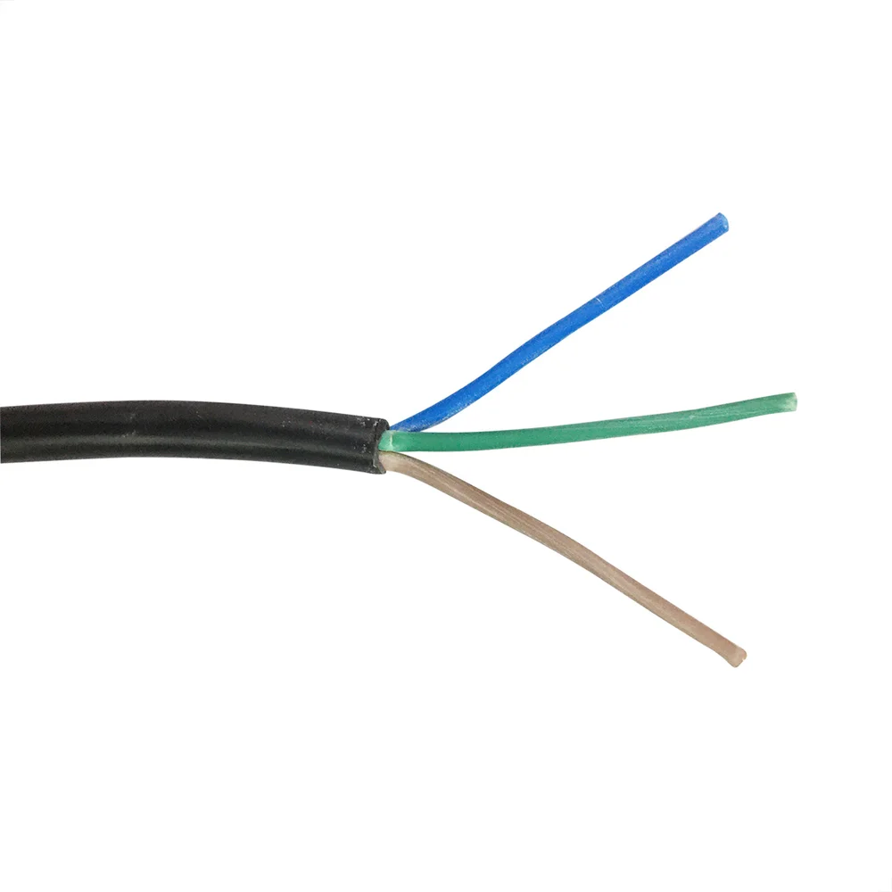 Cabo Pp 3x2,50 Mm Elétrico Flexível Preto - 50 Metros