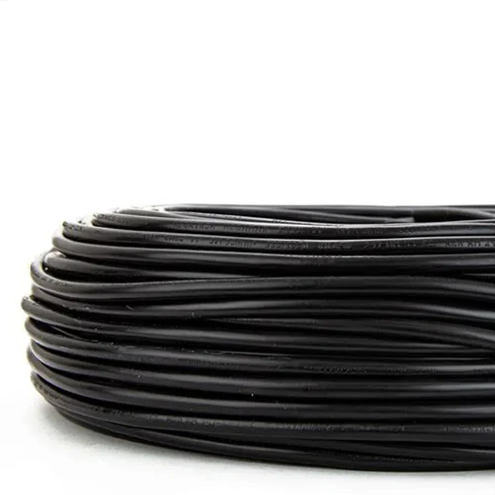 Cabo Pp 3x2,50 Mm Elétrico Flexível Preto - 50 Metros