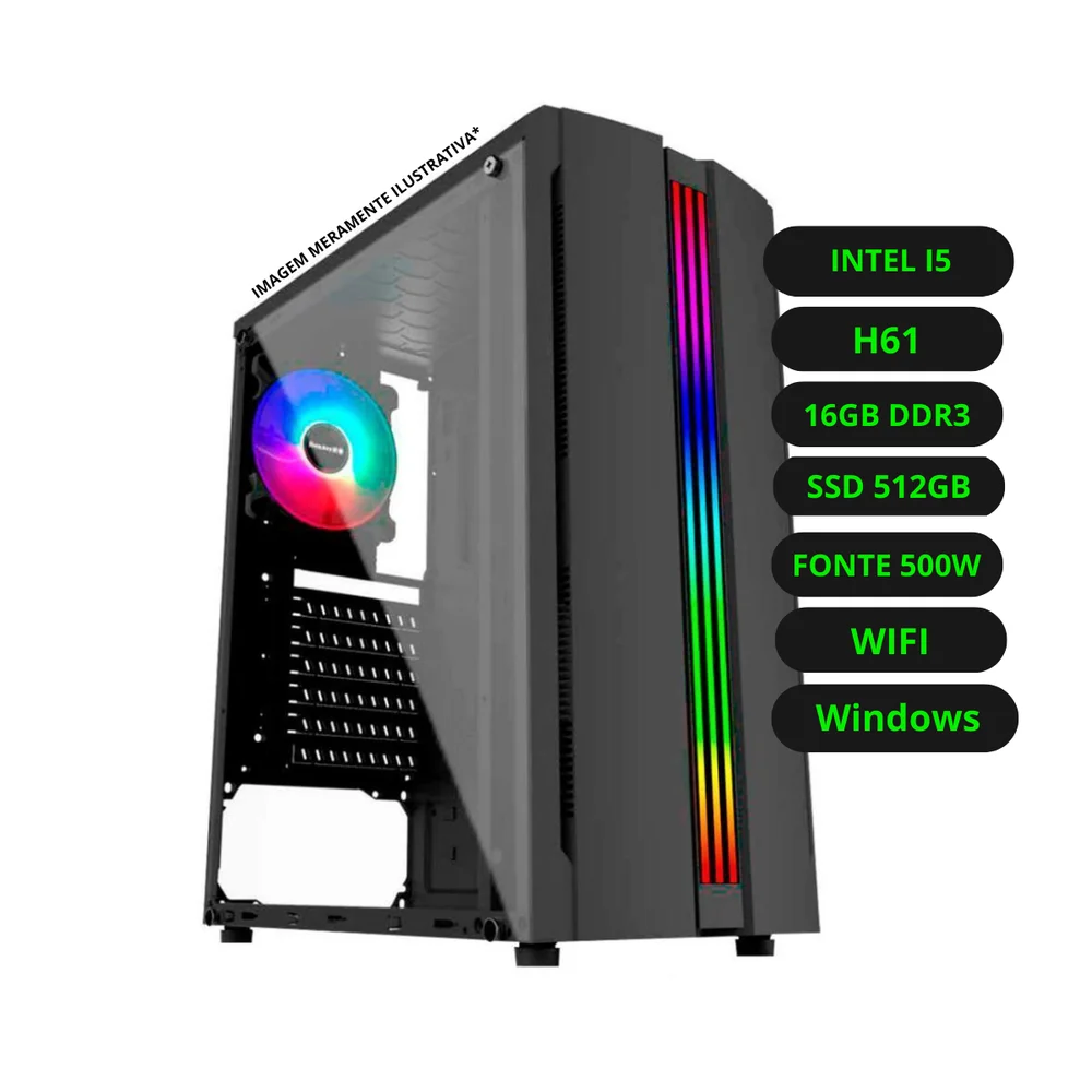 Core i5 9500／WiFi5／16G／SSD256GB／HDD500GB Produtos com até 15 OFF no PIX KaBuM