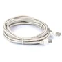 Cabo De Rede Patch Cord Cat5e Montado Branco - 25 Metros