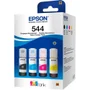 Refil Tinta Epson T544 Para Ecotank Garrafas 4 Cores L3150 L3110 L3250 L3210