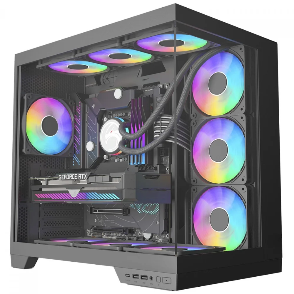 PC Gamer Aquário Intel I7 14700KF, RTX 5060 Ti, 32gb Ddr5, Nvme 2TB - Balão.info - view 2
