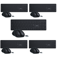 Kit Teclado E Mouse Intelbras Csi50 Sem Fio Preto - 5 Unidades