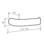 Fechadura Duna 3 Externa 40mm Antique Aq M09j5z R0069 Ez1300 Imab
