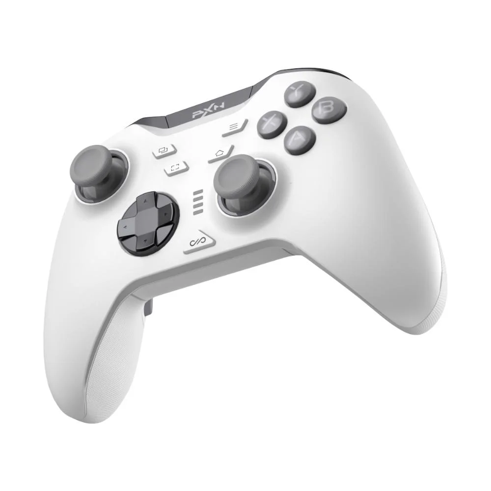 Controle Pxn P5 Wireless, Joystick PC Gamer, Sensor Efeito Hall, Usb, Bluetooth, Bateria Longa Duração - Branco Controle Pxn P5 Wireless, Joystick PC Gamer, Sensor Efeito Hall, Usb, Bluetooth, Bateria Longa Duração - Branco
