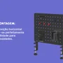 Painel Organizador Fortrek Grid Space Gamer Branco