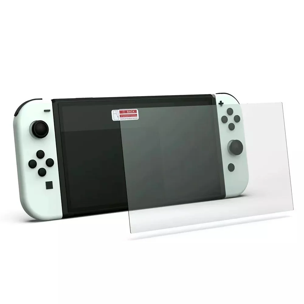 Case Nintendo Switch OLED Luigi + 4 Grips + Película Vidro Case Nintendo Switch OLED Luigi + 4 Grips + Película Vidro
