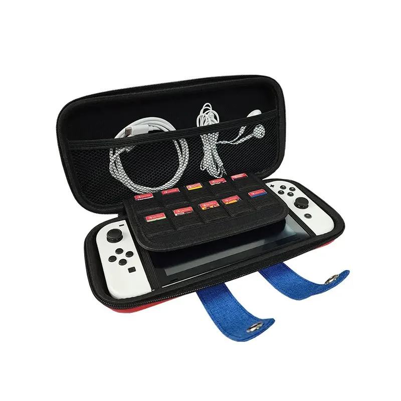 Case Nintendo Switch OLED Luigi + 4 Grips + Película Vidro Case Nintendo Switch OLED Luigi + 4 Grips + Película Vidro