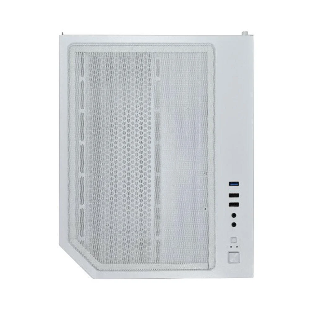 Gabinete Gamer K-mex Aquario Cg-w620 Angulo Branco Micro Atx Sem Fan