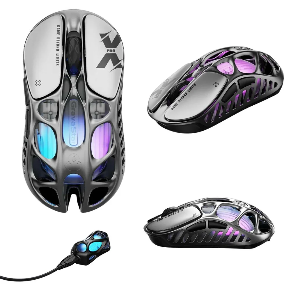 マウス・トラックボール gavastar Mercury X por Mercury X & X Pro バトルウォーン イエロー ゲーミングマウス