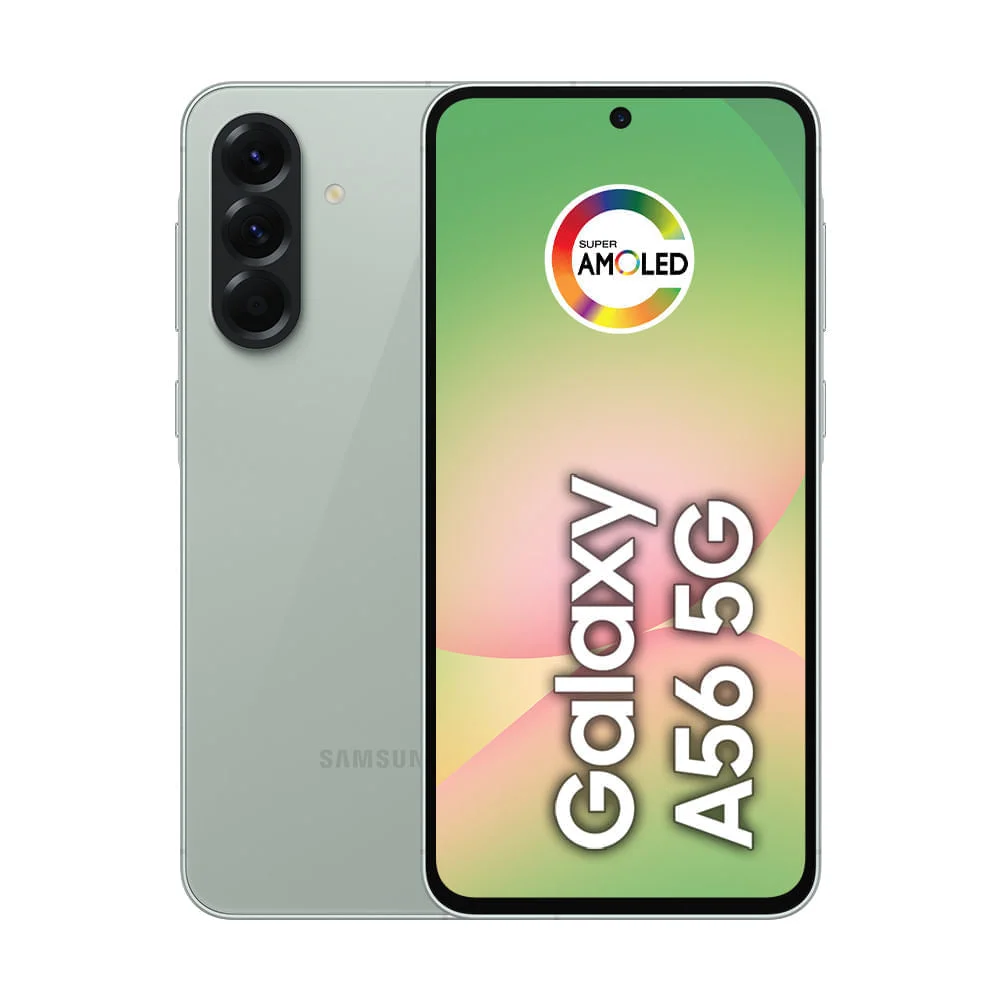 Celular Samsung Galaxy A56 5g 128GB, 8GB Ram, Câmera 50mp, Ip67, Super AmoLED 6.7”, Recursos Ai - Verde