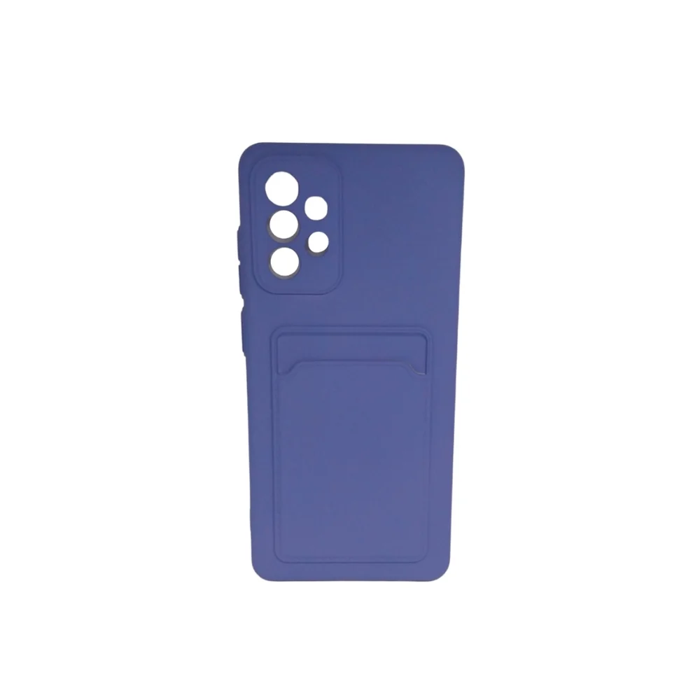Capa Galaxy A72 Porta Cartoes Roxo