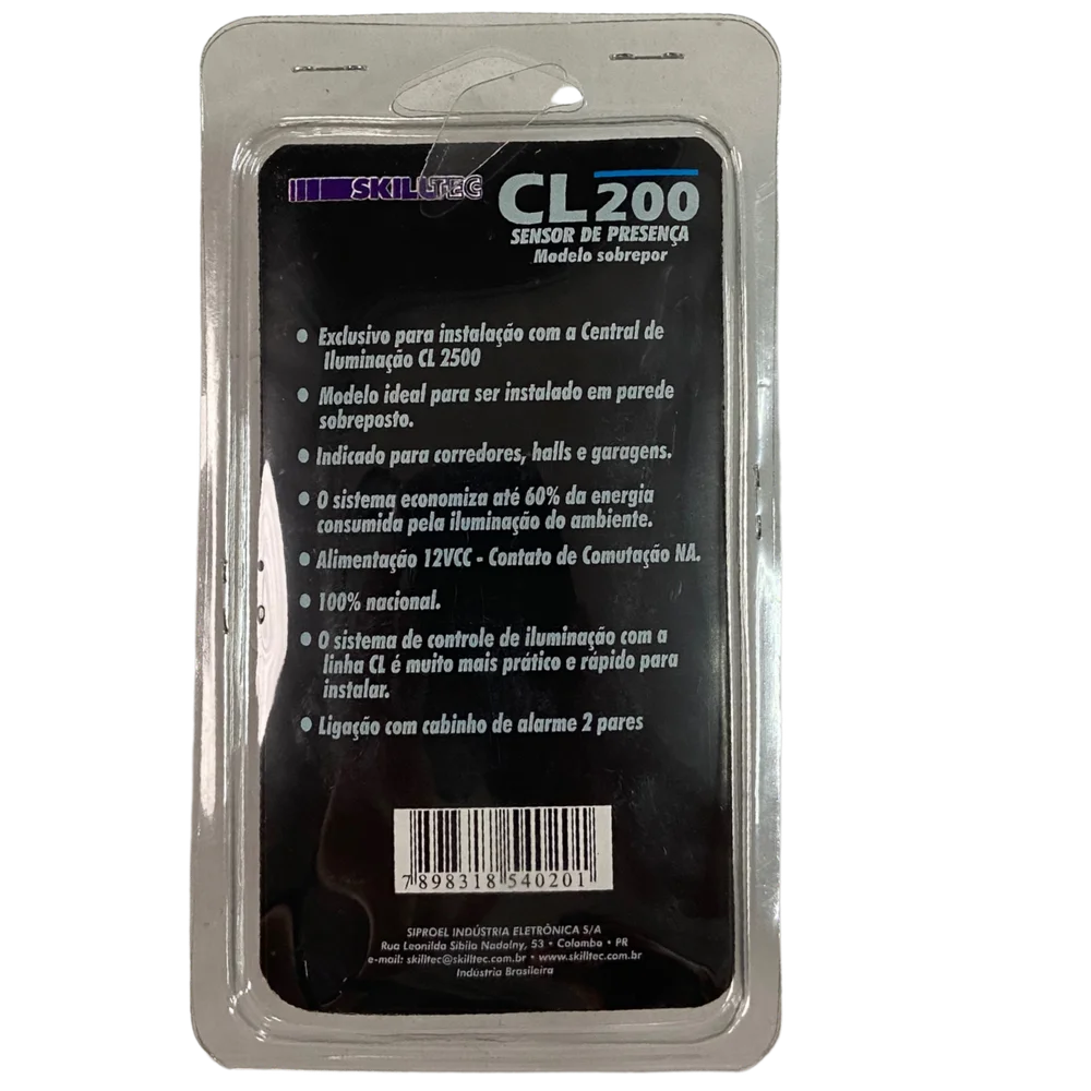 Sensor De Presença De Parede Cl200