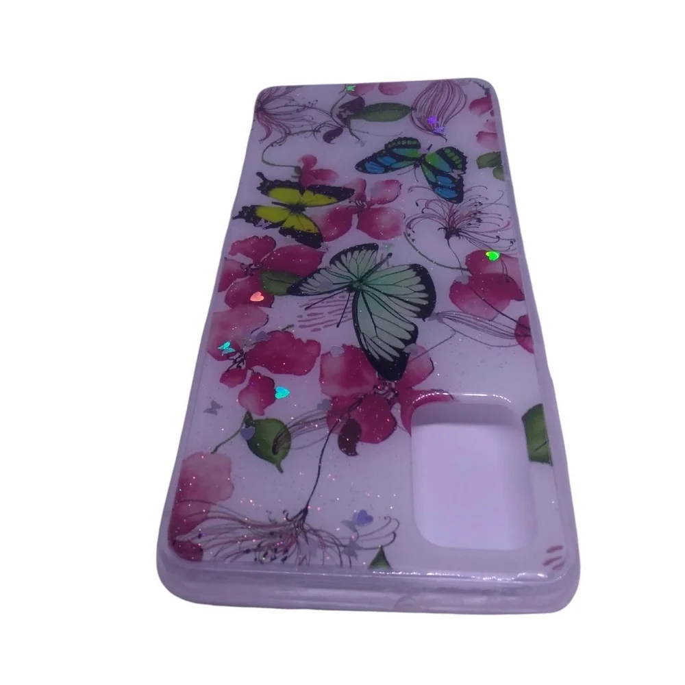 Capa Galaxy A31 Borboletas Anti Queda