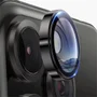 Pelicula Protetora De Câmeras Compatível Com Iphone 16 Normal 16 + Plus 16 Pro E 16 Pro Max Modelo E Cor:16 Pro Preto Ti