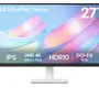 Monitor LG 27" Ultrafine, UHD 4K, 60Hz, IPS, 5Ms, HDMI/DP, Branco - 27us500-W
