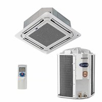 Split Cassete 4 Vias Carrier Inverter 55 000 Btu H So Frio R32 220v 1f