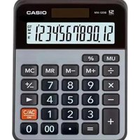 Calculadora De Mesa Casio Mx-120b 12 Dígitos Cinza