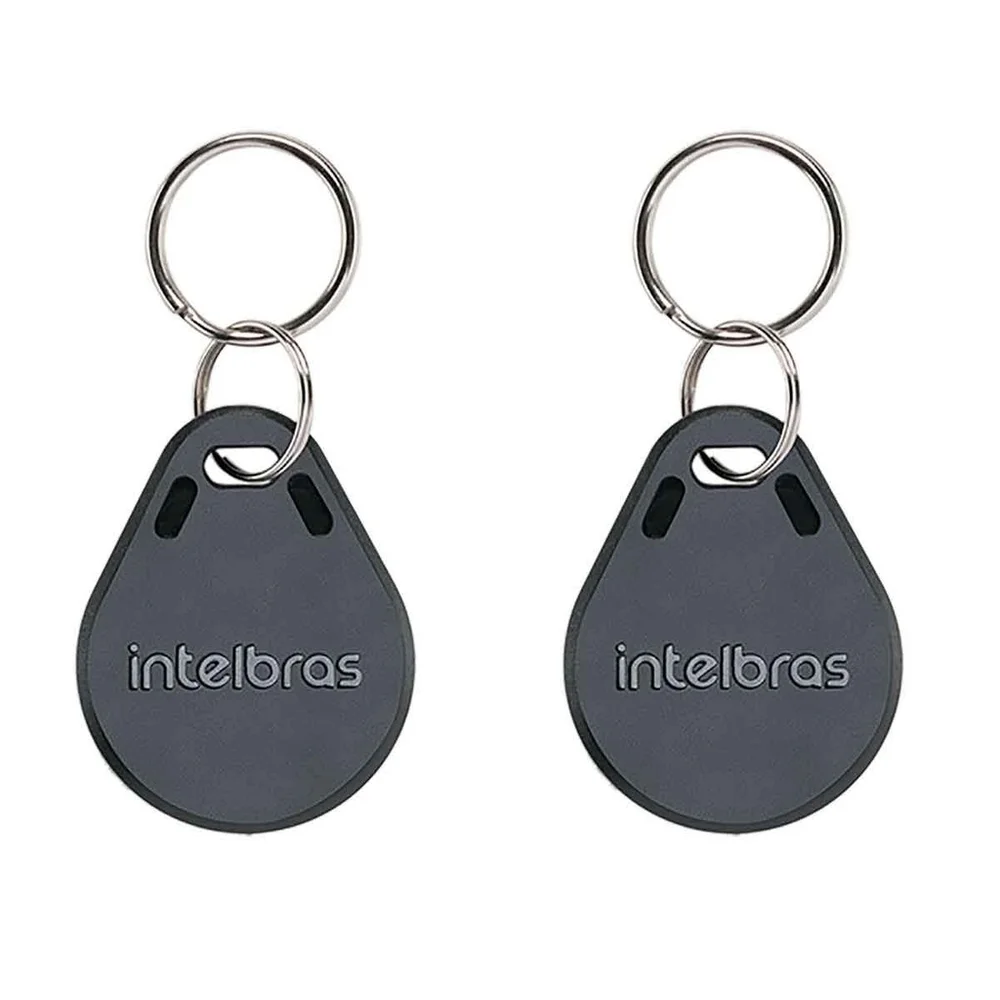Kit 02 Chaveiro De Acesso Por Proximidade Rfid Th 1000 Tag 125 Khz Intelbras