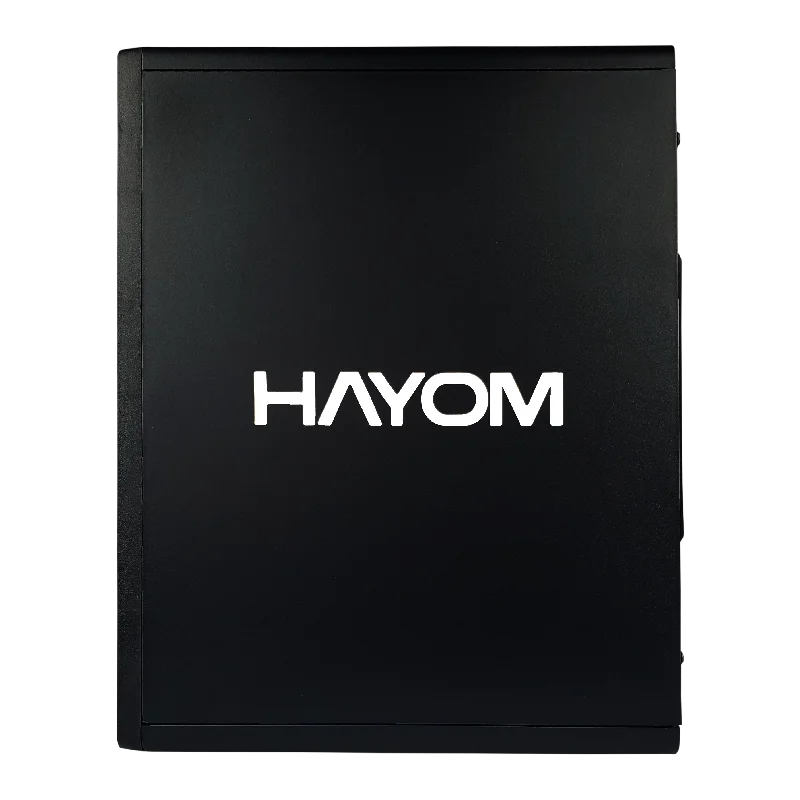 Gabinete Office Hayom S/fan S/fonte Micro-atx 2 Portas Usb 2.0 Preto - Gb1751