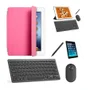 Capa Smart Rosa Teclado, Mouse, Pel, Can Stylus Tablet 9 10.2
