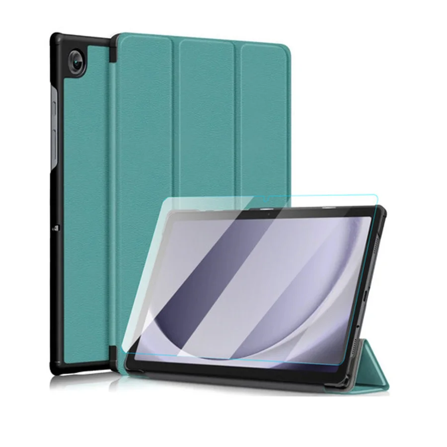 Kit Capa + Pelicula Vidro Para A9 Plus 11 X216 X210 Cor Azul-turquesa