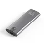 Gaveta Case Para SSD M.2 Sata/NVME Usb 3.1 - Prata(menc-m2809/sl)