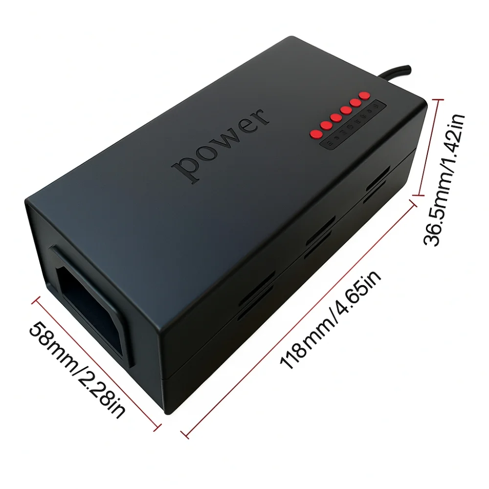 Adaptador Universal Notebook Energia Bivolt Ajuste Simples - view 3