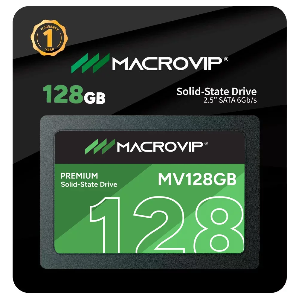 "SSD 128GB Macrovip Mv128 2,5"" 450 / 520mbps"