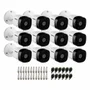 Kit 12 Câmeras Intelbras Vhl 1120 Bullet Hdcvi Lite, Hd 720p 3.6mm Visão Noturna 20m Ip66 + Conector