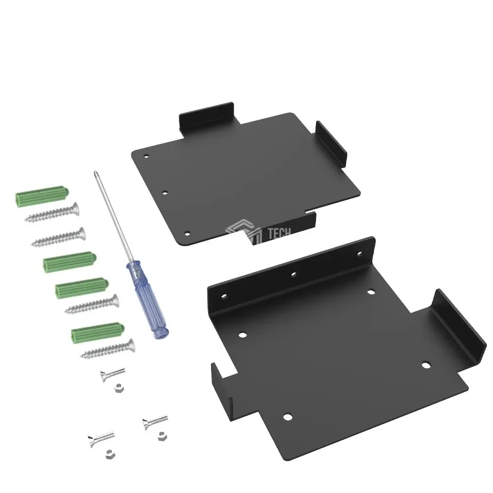 Suporte De Parede Em Aço Para XBOX Series X Base Preto Suporte De Parede Em Aço Para XBOX Series X Base Preto