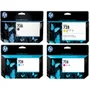 Kit Cartuchos De Tinta Hp 728 Para Plotter Hp T730 E T830