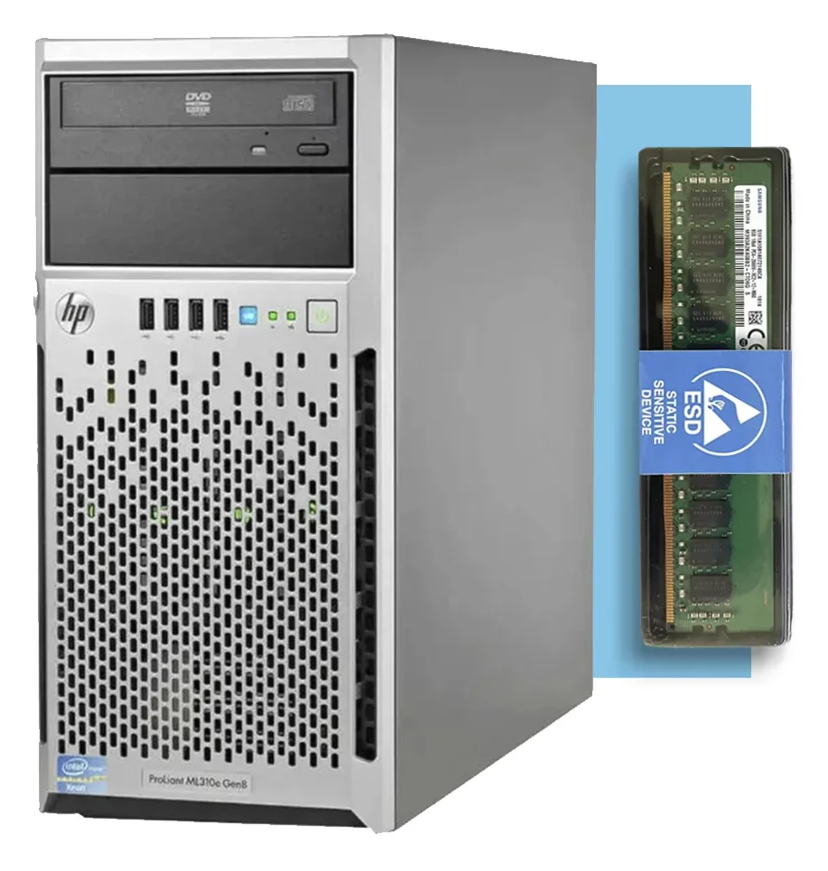 Memória Ram Para Servidor Hp Proliant Ml310e G8 V2 - 8GB Ecc. Memória Ram Para Servidor Hp Proliant Ml310e G8 V2 - 8GB Ecc.