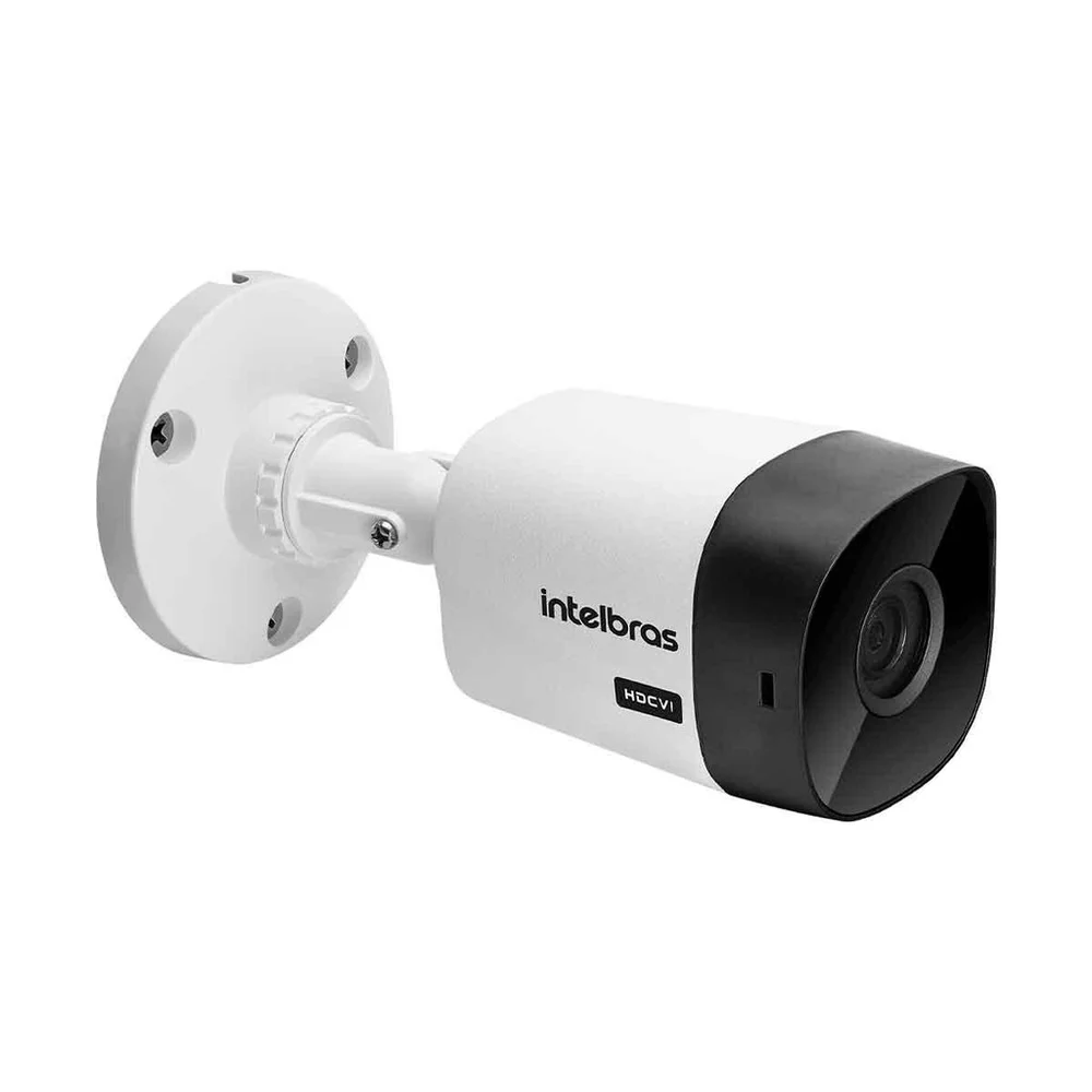 Kit 3 Câmeras Intelbras Vhc 1120 B Hd 720p Visão Noturna 20m  + Dvr Gravador Intelbras Mhdx 1004-c