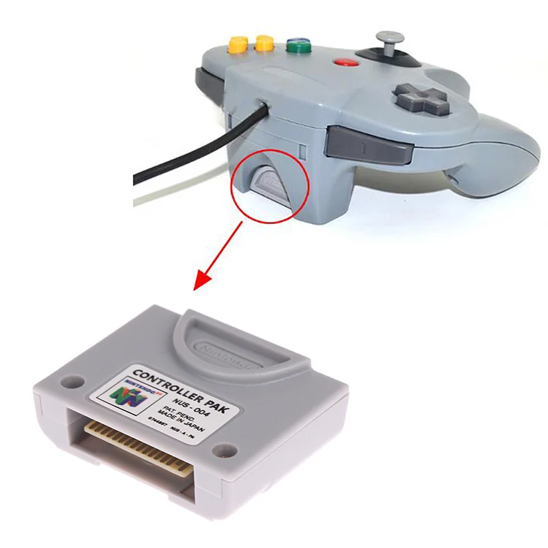 Memory Card / Controller Pak Compatível Nintendo 64 N64 Memory Card / Controller Pak Compatível Nintendo 64 N64