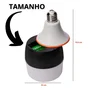 Lâmpada De Emergência De LED Liga Após Faltar Energia Cor Branco 110v/220v