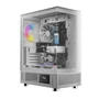 Gabinete Gamer Gamdias Atlas E1 Wh Digital, Mid-tower, Vidro Temp, 3 Fans, White - Atlas E1 Wh