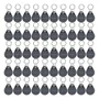 Kit 50 Chaveiro De Acesso Por Proximidade Rfid Th 1000 Tag 125 Khz Intelbras