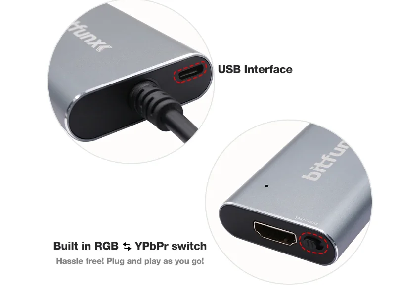 Adaptador HDMI Premium Compatível Com Ps1 E Ps2  (playstation 1 E Playstation 2) Bitfunx