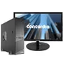 Computador Sff Concórdia Com Monitor 21.5” Processador Core i3 12100 Memória 8GB Ddr4 SSD 240GB Freedos