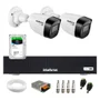 Kit 2 Câmeras Intelbras Vhd 1130 B Hd 720p Visão Noturna 30m + Dvr Mhdx 1104-c 4 Canais + Hd Sky 2TB