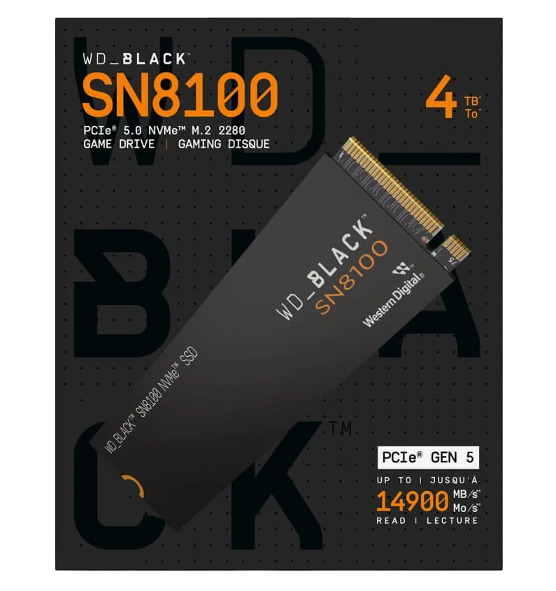 【新品•正規品•納品書付】WD SN8100 4TB SSD(Gen5) Produtos com até 15 OFF no PIX KaBuM