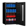 Cervejeira Frost Free Turbo 82l 3 Em 1 Com Painel Touch Preta 110v Midea