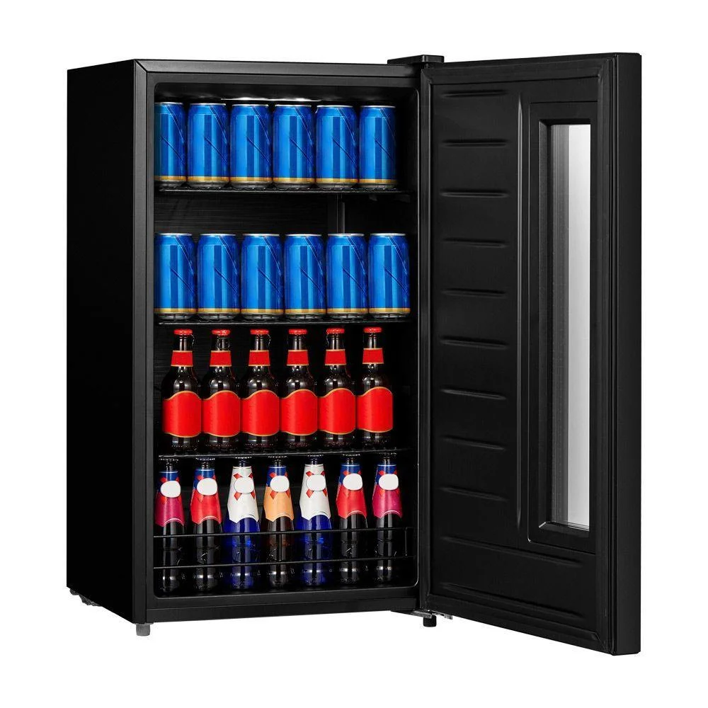 Cervejeira Frost Free Turbo 82l 3 Em 1 Com Painel Touch Preta 110v Midea
