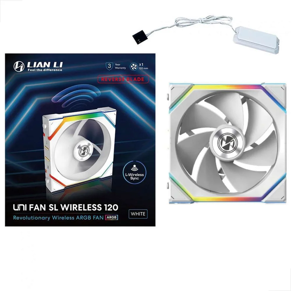 PC用ファン・クーラー Lian Li UNI FAN SL-INF WIRELESS 120 WH Produtos com até 15 OFF no PIX KaBuM