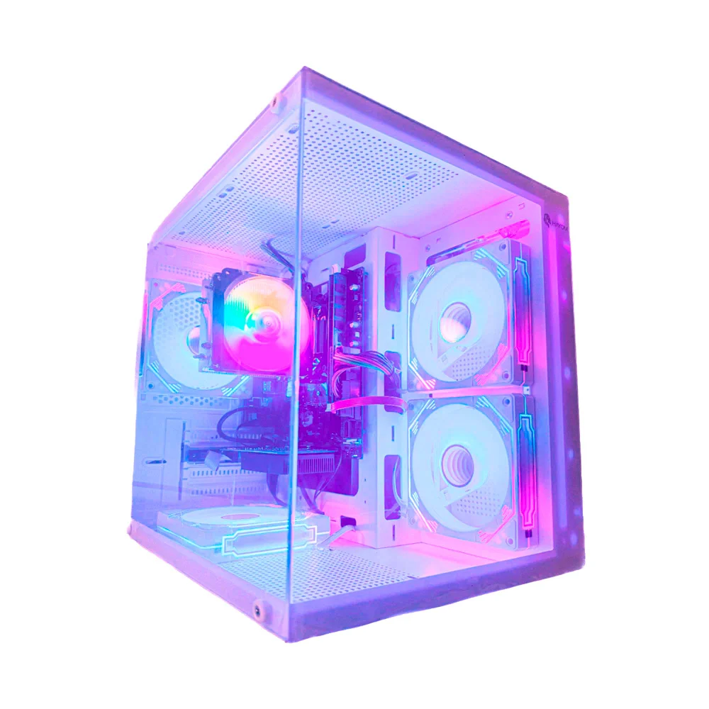 "Computador PC Gamer Intel Core i9 11ª Geração 64gb Ram Nvme 2TB, RTX 5060 8GB, Monitor 23"" 180hz Curvo - Branco" - view 3