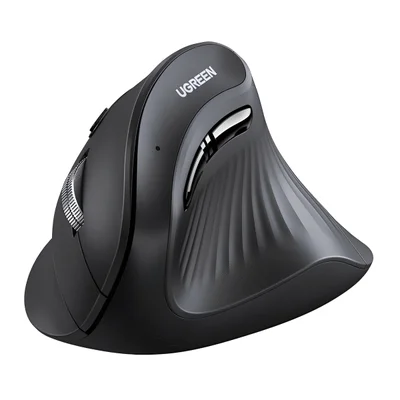 Mouse Bluetooth Sem Fio Vertical Ugreen 5 Butões Preto