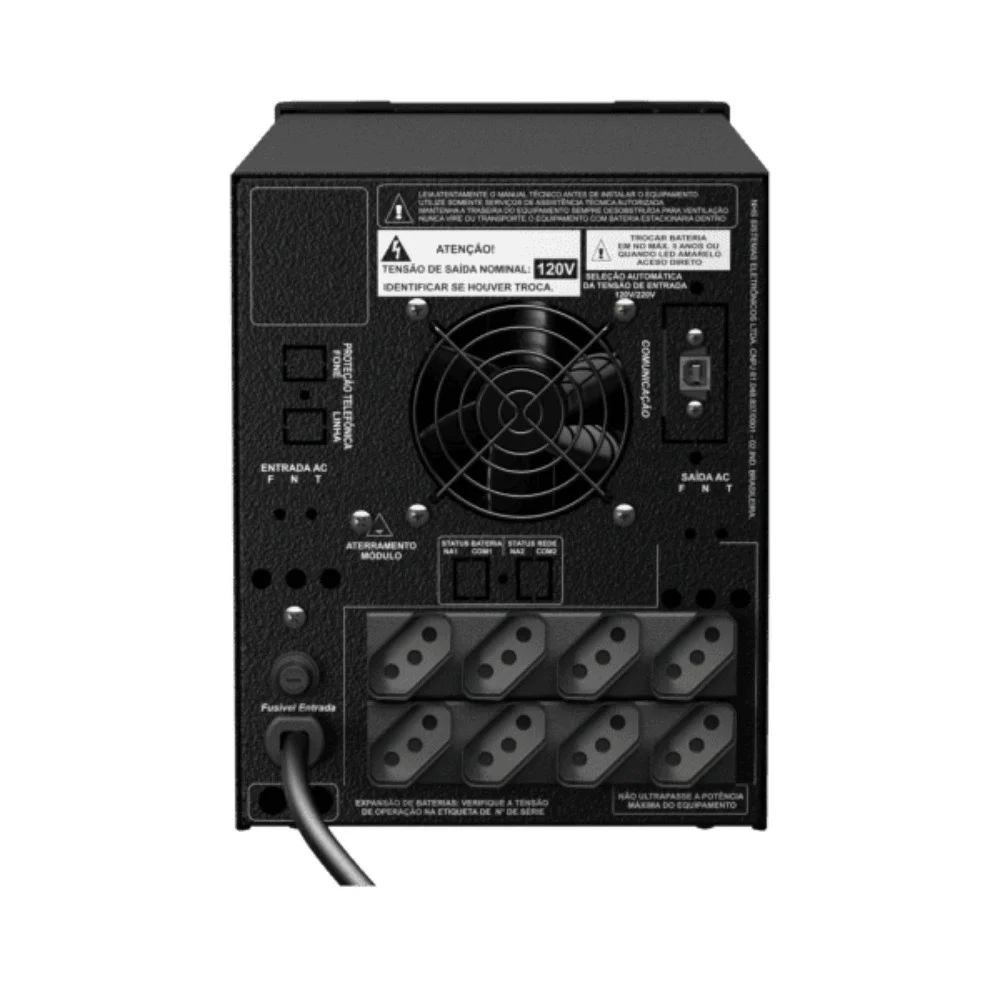 Nobreak Nhs Premium Pdv Giii 600va Ent. Bivolt Sai. 220v 1x45ah 12v 8 Tomadas - 90.a1.006601