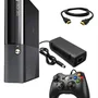 Console 360  160gb Standard Cor Matte Black + Kinect + 1 Controle