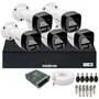 Kit 5 Câmeras Imagem Coloridas 1120b Full Color Intelbras Dvr Intelbras 08 Canais 1108-c S/hd.